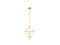 Amani 9-Light Pendant in Gold
